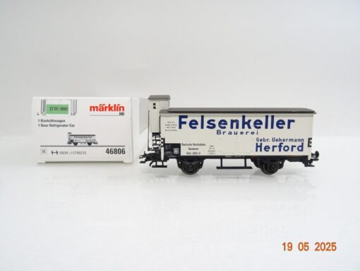 Märklin H0 46806 Bierwagen Felsenkeller Brauerei Herford der DR in OVP PR7787