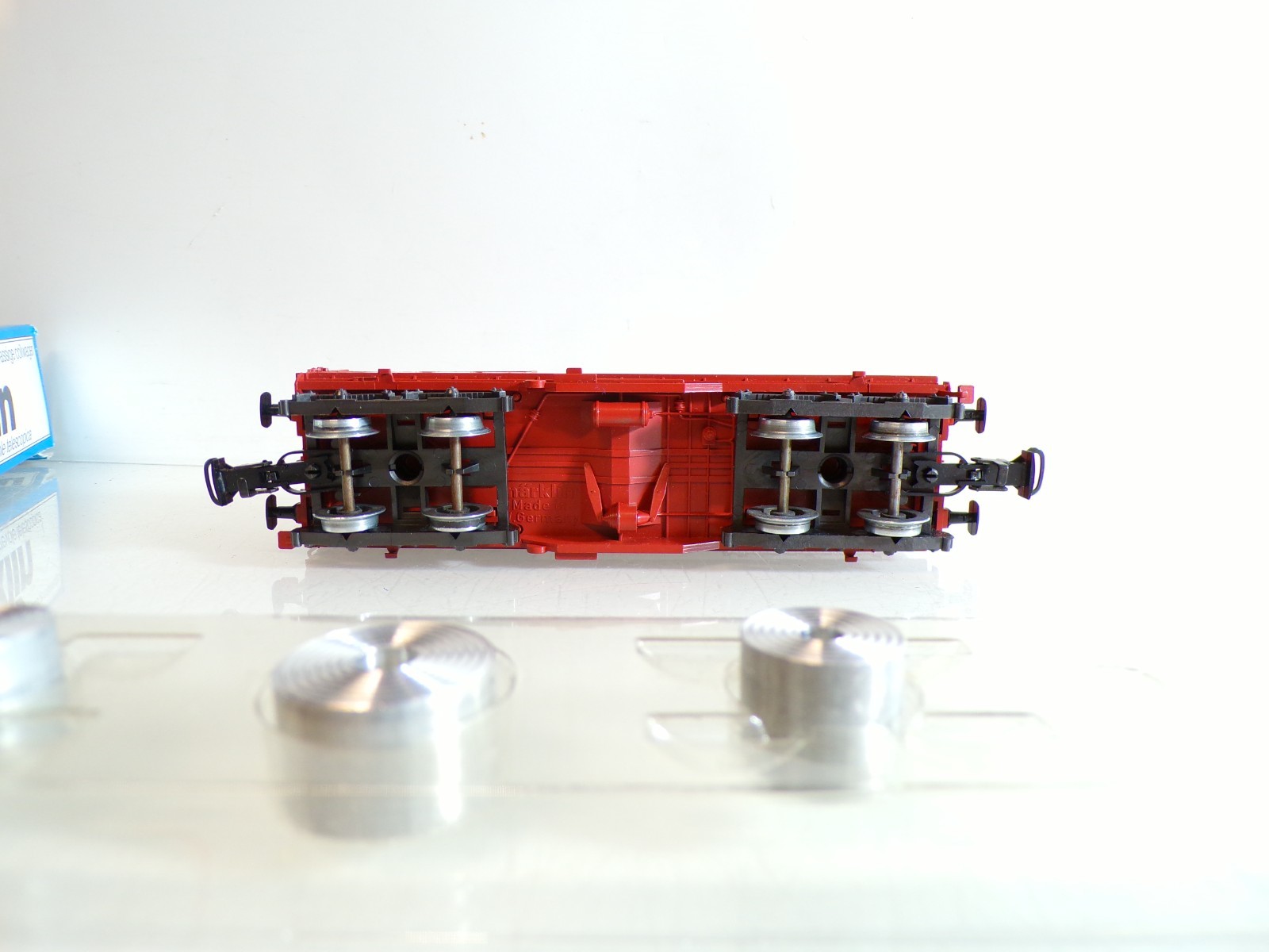 Märklin H0 4693 Teleskopschiebedachwagen mit Stahlrollen der DB in OVP BH1200 – Bild 4