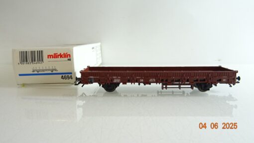 Märklin H0 4694 Rungenwagen mit Rungen der DB in OVP PR8227