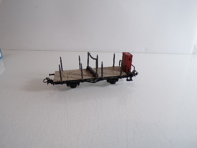 Märklin H0 4697 Drehschemelwagen mit Bremserhaus der DB in OVP HS 84 – Bild 3