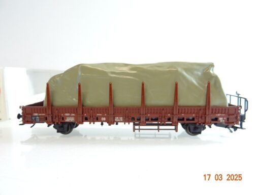 Märklin H0 46974 Rungenwagen mit Plane der DB in OVP PR6598 – Bild 3