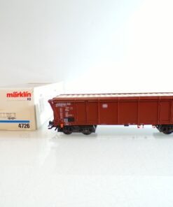 Märklin H0 4726 Hochbordwagen mit Rolldach der DB in OVP BH1214