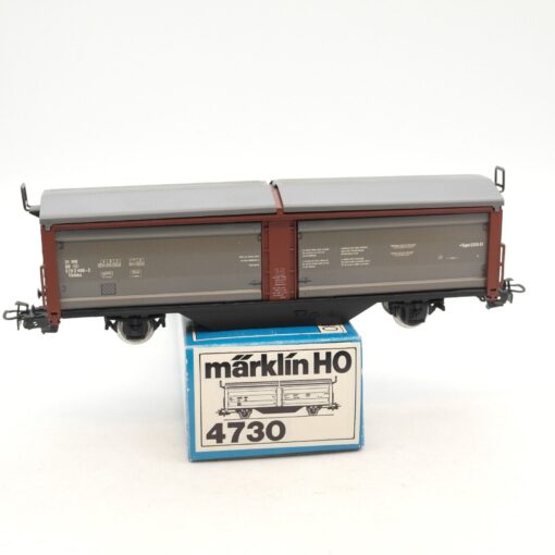 Märklin H0 4730 Schiebewand-/Schiebedachwagen der SNCB in OVP RF3047