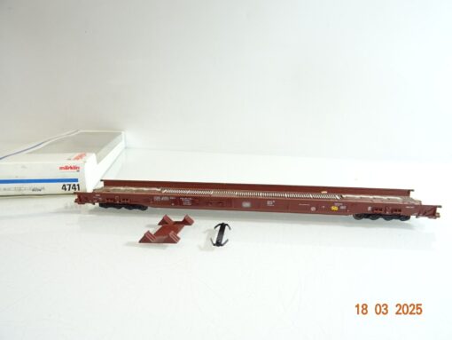 Märklin H0 4741 Niederflurwagen LKW Transport der DB in OVP PR6662