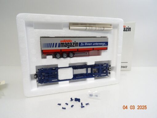 Märklin H0 47447 Jahreswagen 2003 Taschenwagen mit Auflieger in OVP LE9117