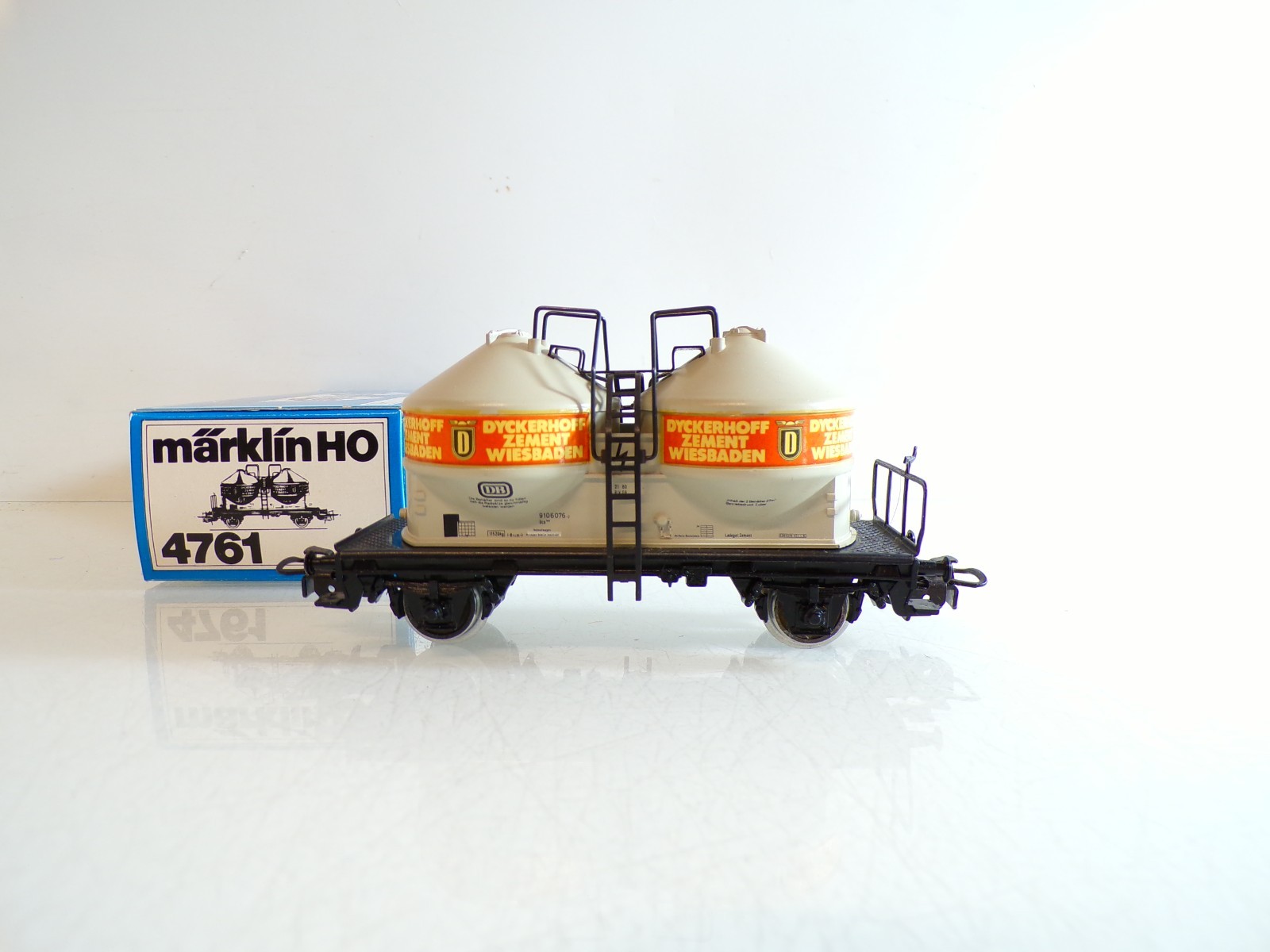 Märklin H0 4761 Behälterwagen Dyckhoff Zement der DB in OVP BH1440 – Bild 3