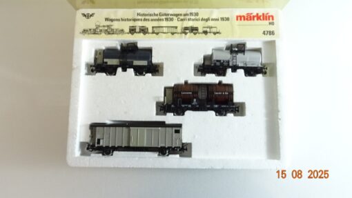 Märklin H0 4786 Historische Güterwagen-Set 4 tlg. der SBB  in OVP PR9577