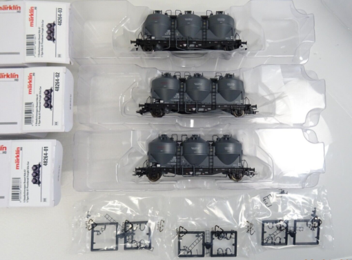 Märklin H0 48264 Staubsilowagen-Set der DB Epoche III in OVP PR5530 – Bild 3