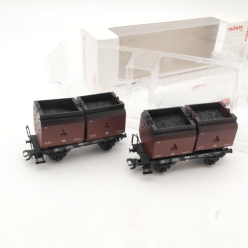 Märklin H0 48274 2er-Set Kokskübelwagen der DB in OVP QR7798 – Bild 3