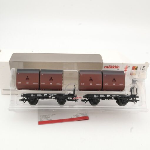 Märklin H0 48274 2er-Set Kokskübelwagen der DB in OVP QR7798 – Bild 5