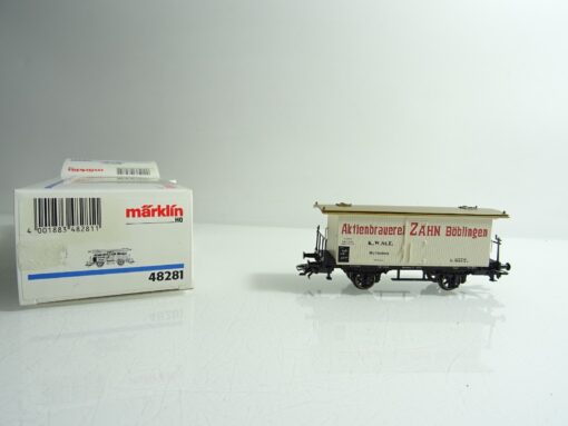 Märklin H0 48281 Bierwagen Aktienbrauerei Zahn Böblingen in OVP TF858