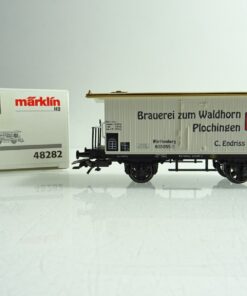 Märklin H0 48282 gedeckter Güterwagen Brauerei Waldhorn der Württ in OVP PR 1314