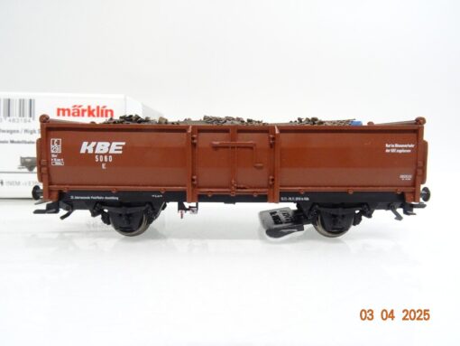 Märklin H0 48318 Hochbordwagen der KBE Schienenreiniger in OVP PR6851 – Bild 3