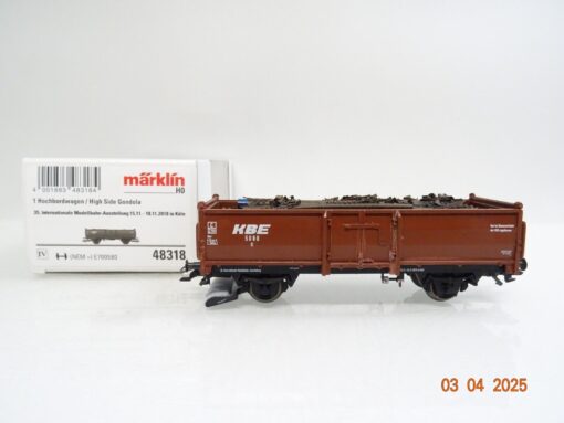 Märklin H0 48318 Hochbordwagen der KBE Schienenreiniger in OVP PR6851