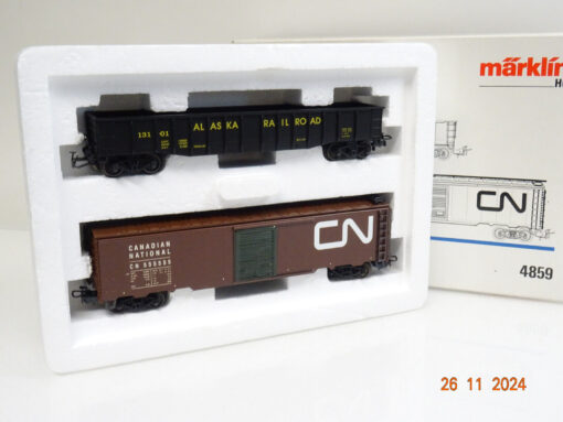 Märklin H0 4859 Alaska USA Wagen-Set 2tlg. in OVP LE7543