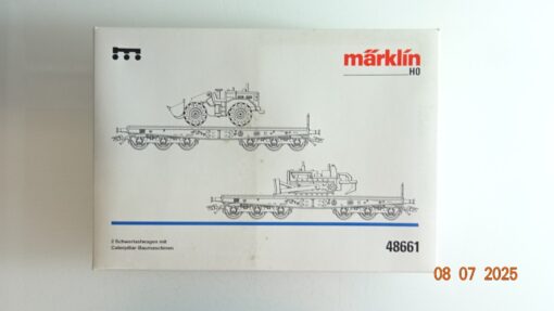Märklin H0 48661 Schwerlastwagen Caterpillar Leerverpackung siehe Foto CK9430