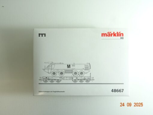 Märklin H0 48667 Schwerlastwagen m. Flughafen. Leerverpackung siehe Foto PK1067