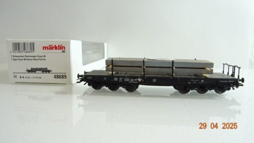 Märklin H0 48689 Schwerlastwagen mit Ladung der DB in OVP PR7289