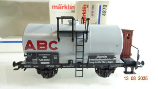 Märklin H0 4870 Kesselwagen ABC der DR in OVP RR2831 – Bild 3