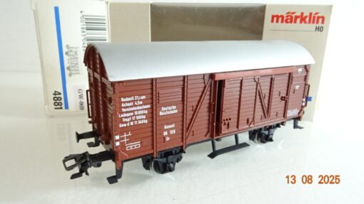 Märklin H0 4881 gedeckter Güterwagen Kassel der DR in OVP RR2819