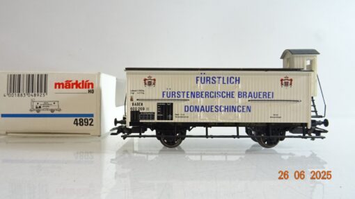 Märklin H0 4892 Bierwagen Fürstenberg. Brauerei Donaueschingen in OVP PR8730