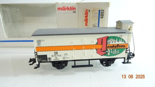 Märklin H0 4893 Bierwagen mit Bremserhaus Landskron Pils der DR in OVP RR2802 – Bild 3