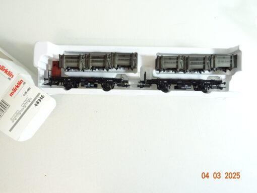 Märklin H0 48946 Behälterwagen Set 2 tlg. der DB in OVP PR6305