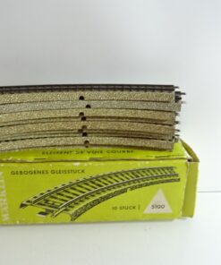 Märklin H0 5100 M-Gleis gebogen 9 Stück siehe Foto in OVP CK9055