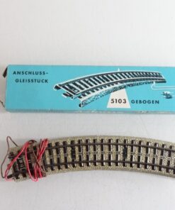 Märklin H0 5103 Anschlussgleisstück gebogen siehe Foto in OVP CK9323