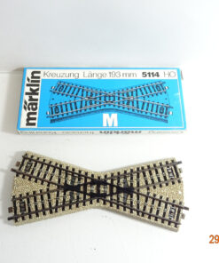 Märklin H0 5114 M-Gleis Kreuzung siehe Foto in OVP CK3654