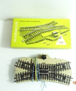 Märklin H0 5128 Doppelte Kreuzungsweiche siehe Foto in OVP CK6157