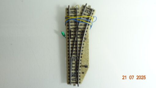 Märklin H0 5202 M-Gleis elektrisches Weiche rechts siehe Foto CK9805 o.