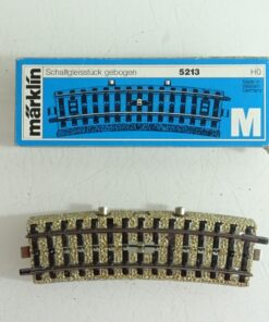Märklin H0 5213 Schaltgleisstück gebogen siehe Foto in OVP CK9061