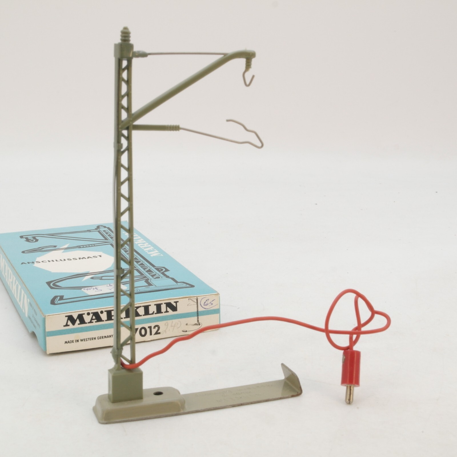 Märklin H0 7012 Anschlussmast für Oberleitung 1 Stück in OVP RG4323 – Bild 3