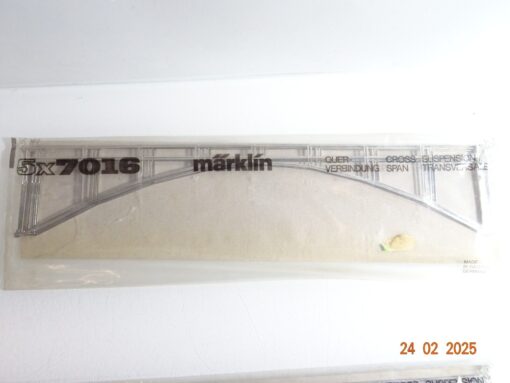 Märklin H0 7016 Oberleitung Querverbindung 5 Stück siehe Foto in OVP CK6273