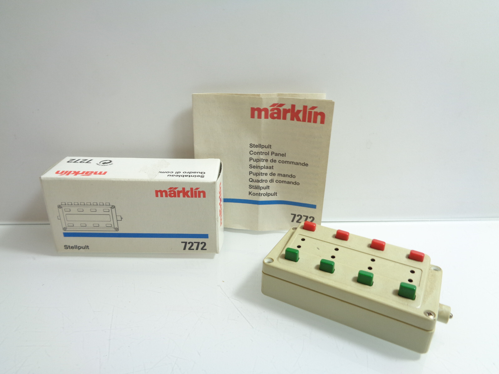 Märklin H0 7273 Schaltpult vier Ausschalter in OVP C1094