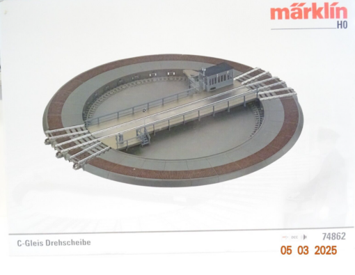 Märklin H0 74862 C-Gleis Drehscheibe Digital Sound unbenutzt in OVP LE9189 – Bild 3