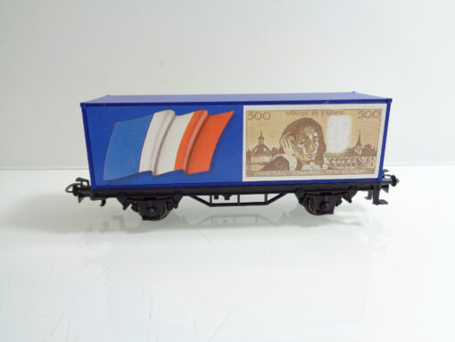 Märklin H0 84567 Containerwagen Europa 1993 Frankreich in OVP AR2627 – Bild 3