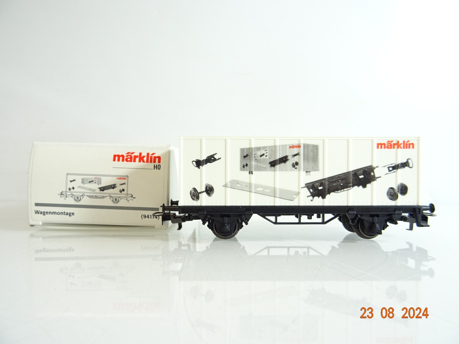 Märklin H0 94114 Containerwagen Wagenmontage in OVP PR2173 – Bild 3