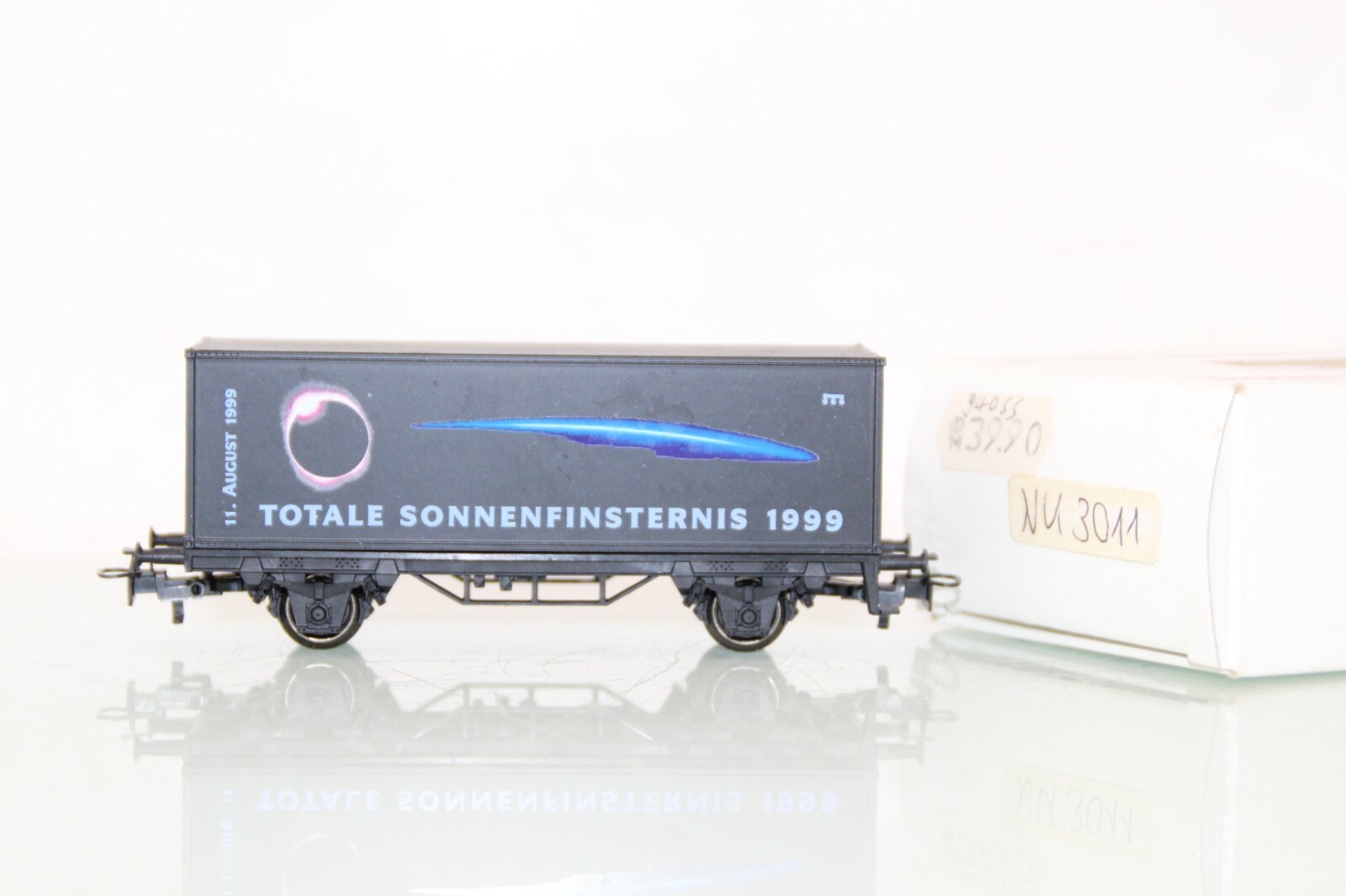 Märklin H0 Containerwagen "Totale Sonnenfinsternis 1999" in OVP GS1538