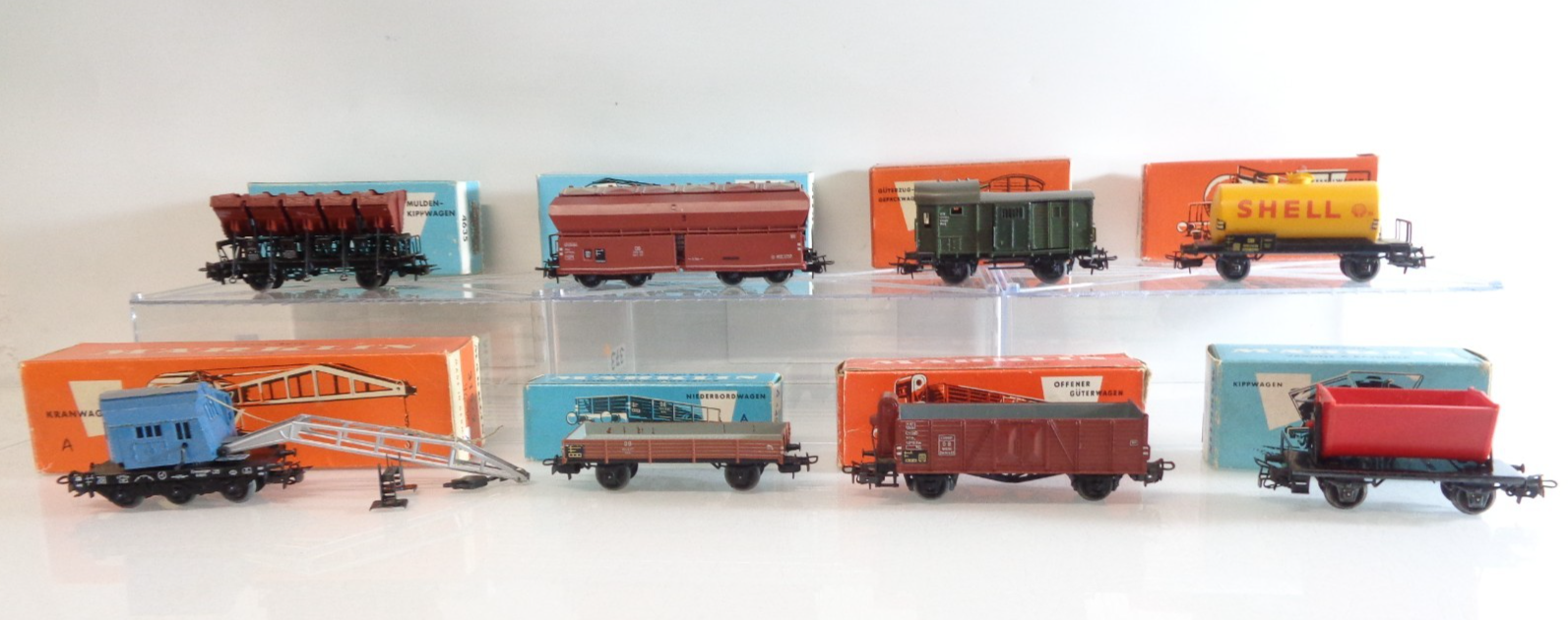 Märklin H0 Güterwagen 8 Stk. der DB  in OVP BH846