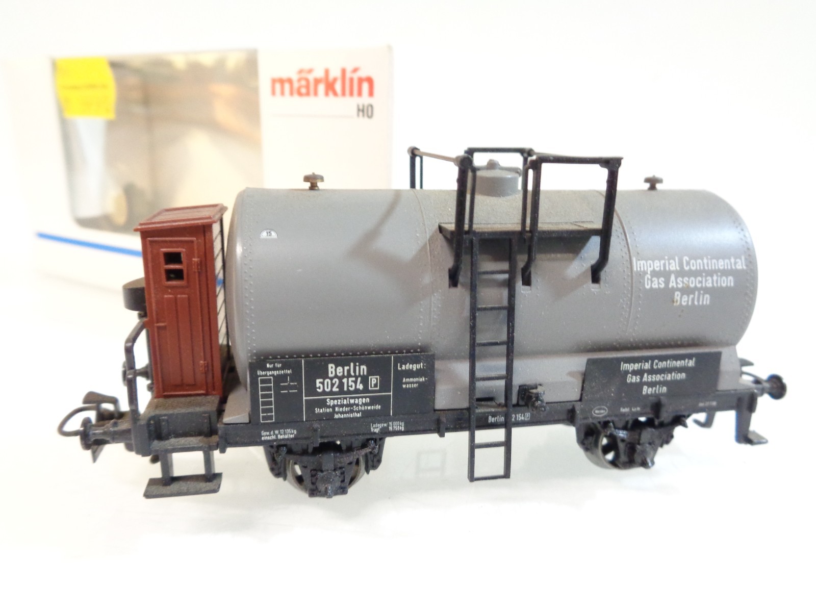 Märklin H0 Kesselwagen Imperial Continental Gas Associa Berlin in OVP RR5591