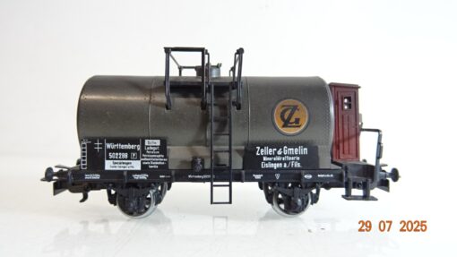 Märklin H0 Kesselwagen Zeller & Gmelin mit Bremserhaus Württemberg PR9327 o. – Bild 3
