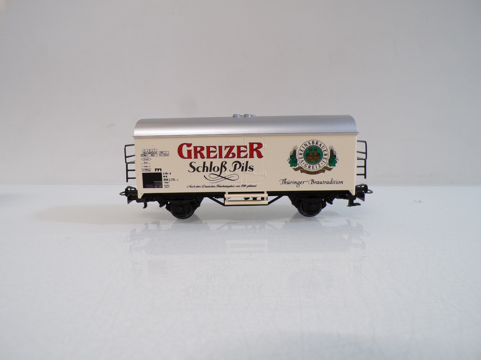 Märklin H0 Kühlwagen Greizer Schloß Pils der DB in OVP HS177 – Bild 3