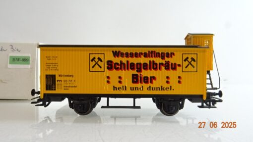 Märklin H0 Kühlwagen mit Bremserhaus Schlegelbräu-Bier in OVP PR8785 – Bild 3