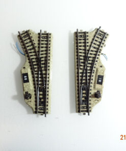 Märklin H0 M-Gleise 5118 5119 Elektro. Weichenpaar siehe Foto CK4262 o.