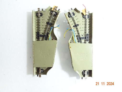 Märklin H0 M-Gleise 5118 5119 Elektro. Weichenpaar siehe Foto CK4265 o. – Bild 3
