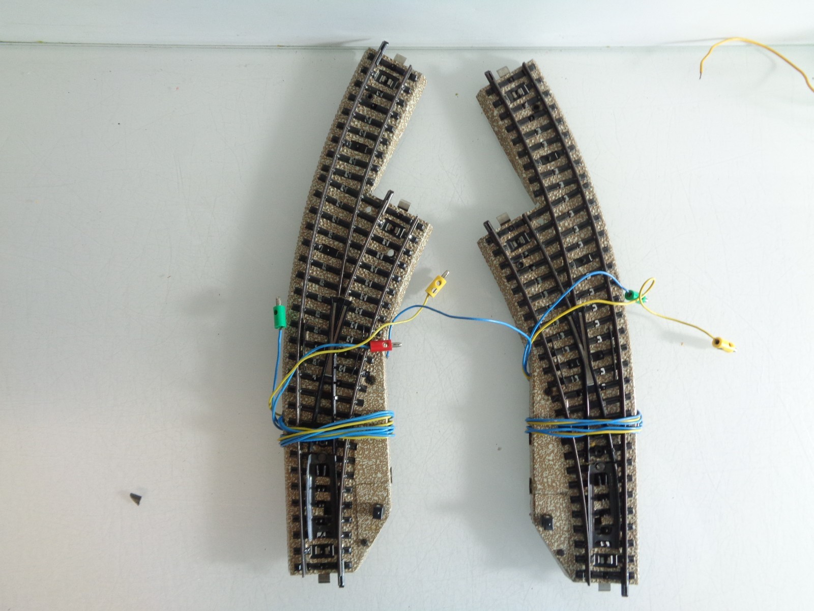 Märklin H0 M-Gleise 5141 Elektromagnetisches Bogenweichenpaar s. Foto PK2090 o.