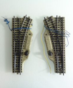 Märklin H0 M-Gleise 5203 5204 Elektro. Weichenpaar siehe Foto PK2092 o.