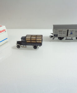 Märklin H0 Museumswagen 1996 mit LKW Papierfabrik Salach in OVP AR5261